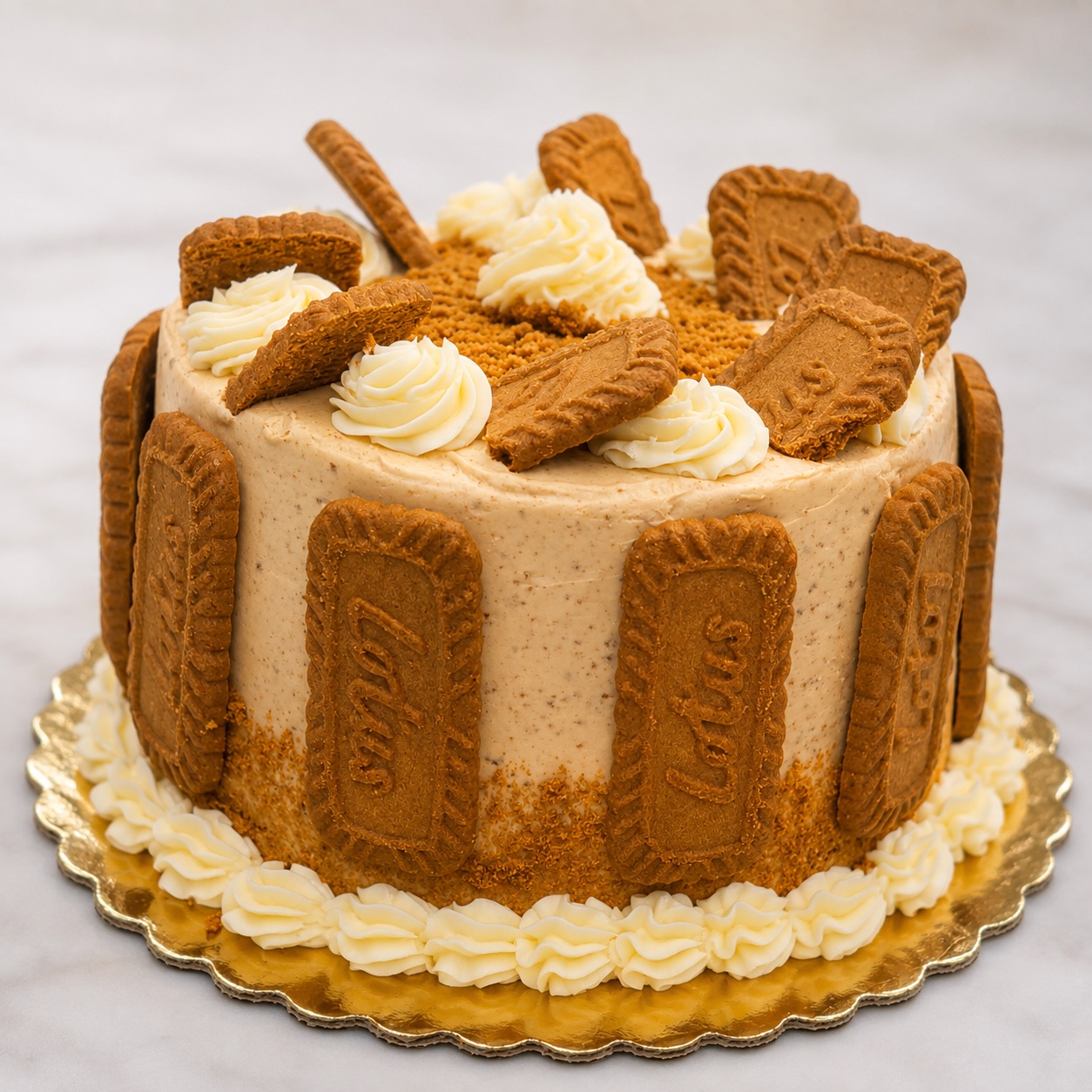 Cookie butter celebration cake